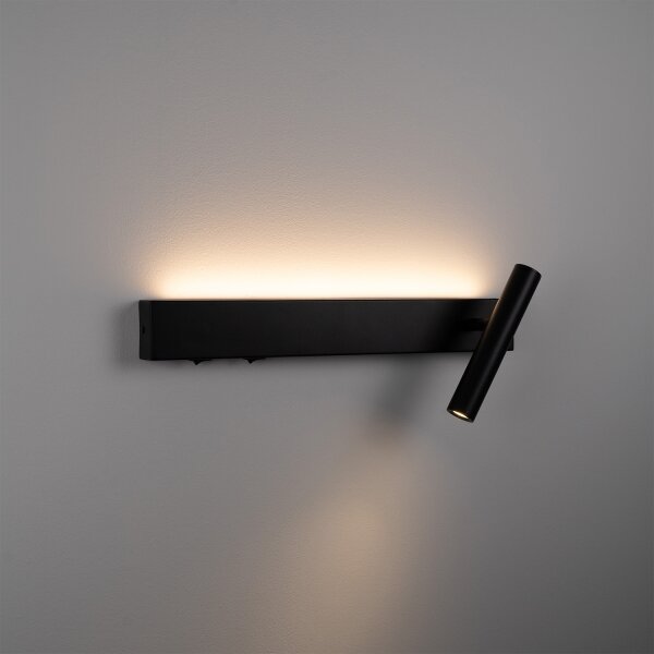 BRILAGI - Faretto LED da parete orientabile ARLIX LED/3W/230V + LED/7W nero CRI 90