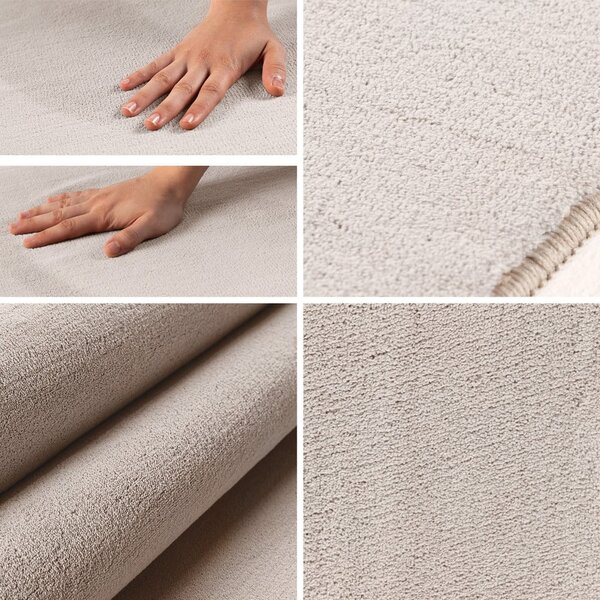 Tappeto rotondo lavabile crema ø 120 cm Sky - Ayyildiz Carpets