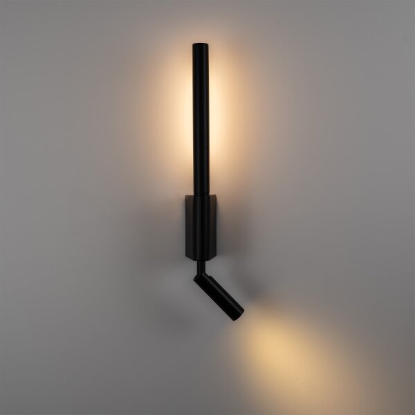 BRILAGI - Faretto da parete LED VIXON LED/3W/230V + LED/5W nero CRI 90