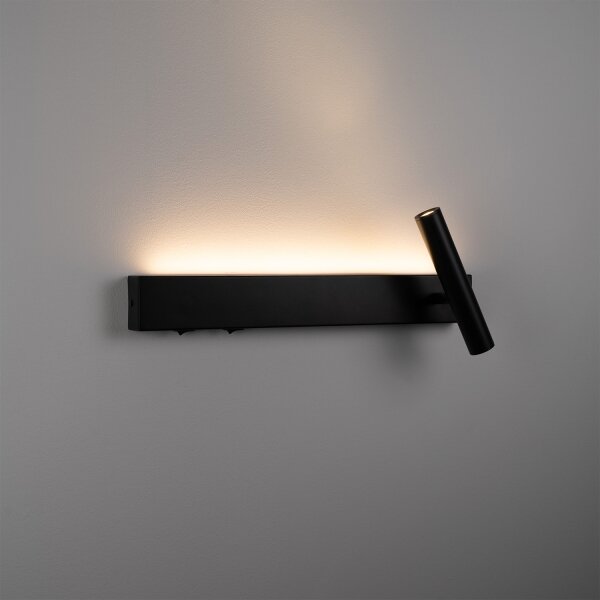 BRILAGI - Faretto LED da parete orientabile ARLIX LED/3W/230V + LED/7W nero CRI 90