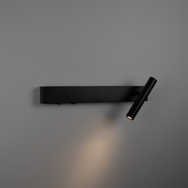 BRILAGI - Faretto LED da parete orientabile ARLIX LED/3W/230V + LED/7W nero CRI 90