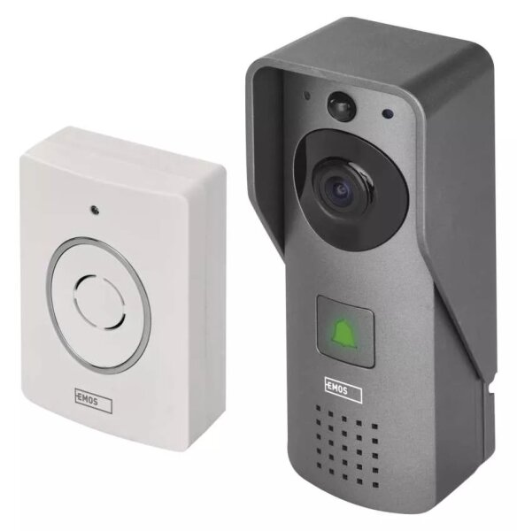 Campanello video wireless GoSmart 12V 3xAA IP44 Wi-Fi Tuya con sensore movimento