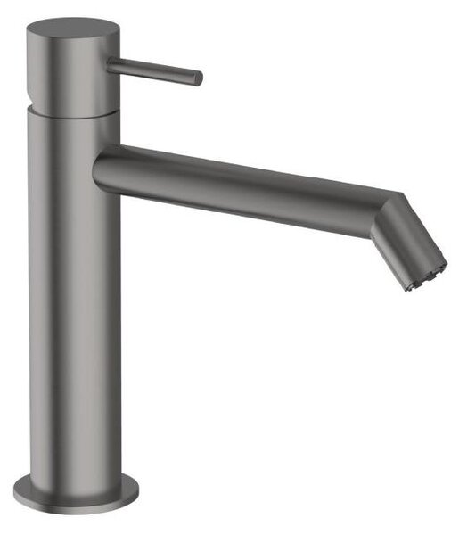 TEOREMA Miscelatore Lavabo Rubinetto Bagno Monocomando finitura Silver - Forty 5 45335E0-001