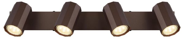 GLOBO LIGHTING Plafoniera a Soffitto Design Moderno da Interno 4 Luci colore Bronzo Satinato - James