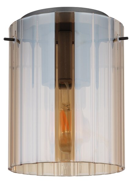 GLOBO LIGHTING Plafoniera a Soffitto Design Moderno da Interno colore Ambra, Grigio Scuro - 15904DA Tulivar