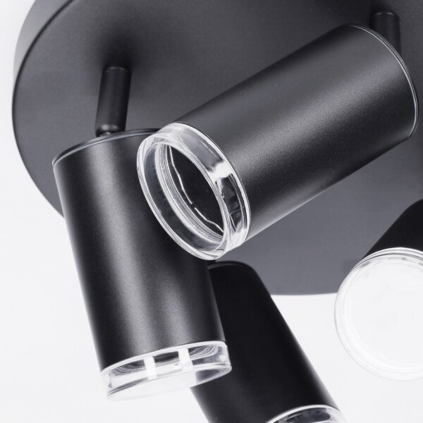 Brilagi - Luce Spot da bagno SELE AQUA 4xGU10/30W/230V IP44 nero