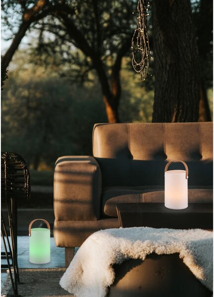 Apparecchio solare a LED per esterni con telecomando (altezza 21 cm) Aruba - Trio