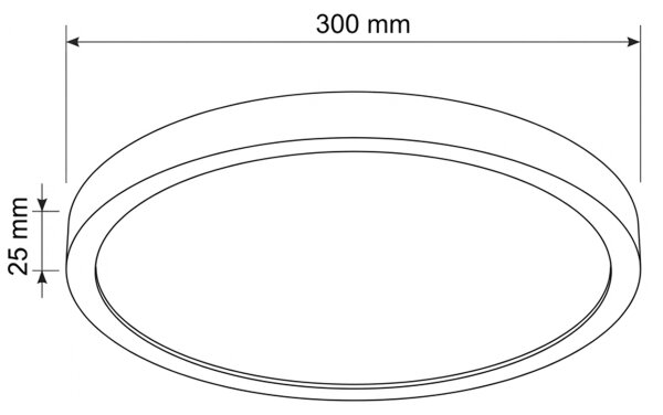Brilagi - Plafoniera LED ESTELA LED/18W/230V bianca