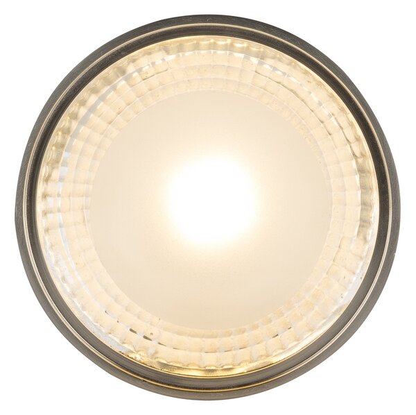 GLOBO LIGHTING Plafoniera LED a Soffitto Design Moderno da Interno 12 Watt colore Nichel - Serena