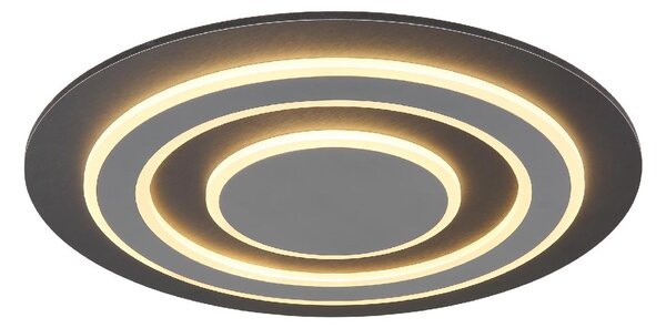 GLOBO LIGHTING Plafoniera LED a Soffitto Design Moderno da Interno 40 Watt colore Antracite - 48032-40 Jayden