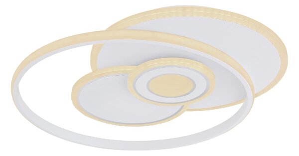 GLOBO LIGHTING Plafoniera LED a Soffitto Design Moderno da Interno 50 Watt colore Bianco - 48442-50 Roderick