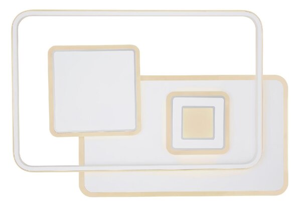 GLOBO LIGHTING Plafoniera LED a Soffitto Design Moderno da Interno 55 Watt colore Bianco - 48443-55 Roderick
