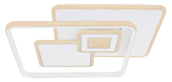 GLOBO LIGHTING Plafoniera LED a Soffitto Design Moderno da Interno 50 cm colore Bianco - Roderick