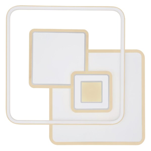 GLOBO LIGHTING Plafoniera LED a Soffitto Design Moderno da Interno 50 cm colore Bianco - Roderick