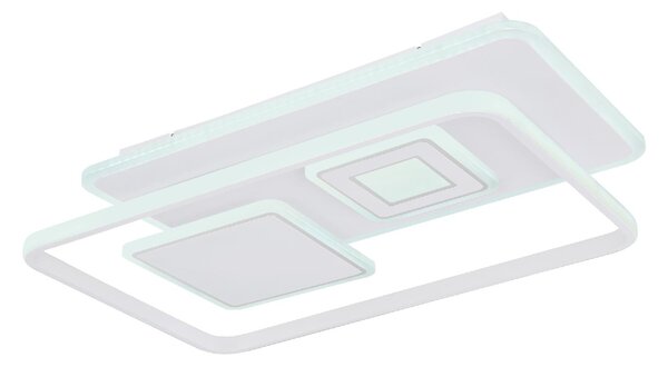 GLOBO LIGHTING Plafoniera LED a Soffitto Design Moderno da Interno 55 Watt colore Bianco - 48443-55 Roderick