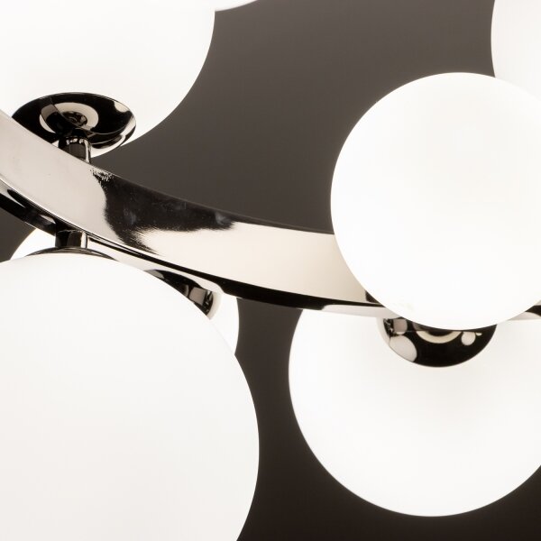 Brilagi - Lampadario LED a sospensione con cavo MILLA 15xG9/3W/230V nero cromato/bianco
