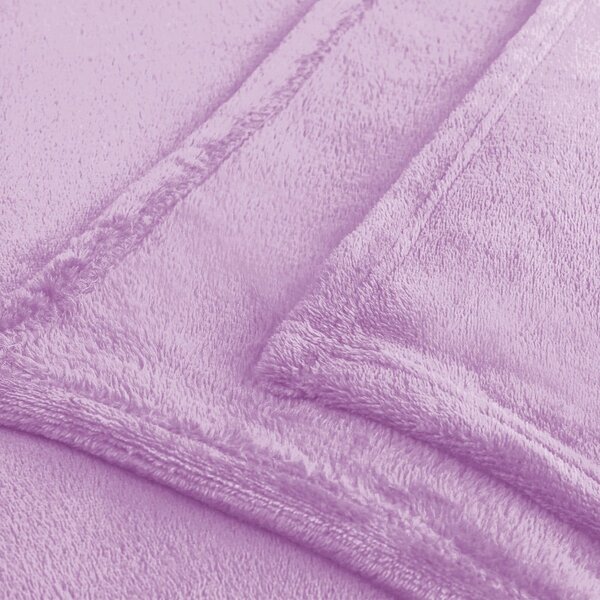 Coperta in microfibra viola, 220 x 240 cm Mic - DecoKing