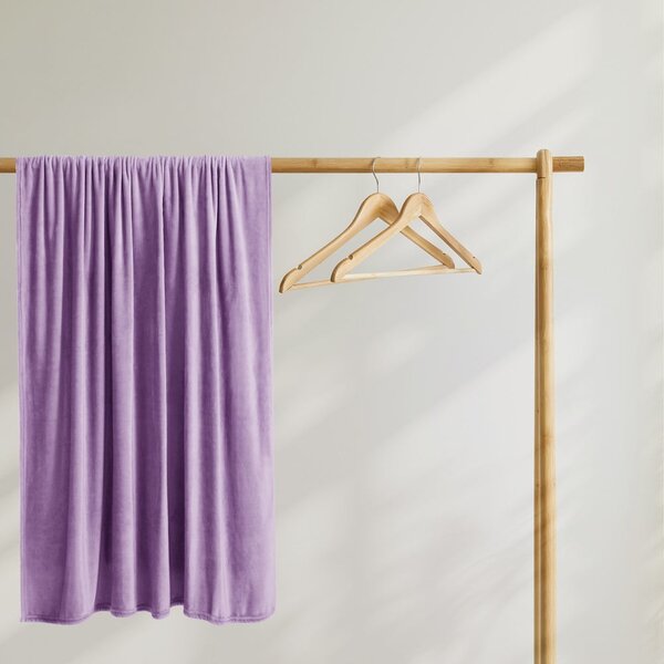 Coperta in microfibra viola, 220 x 240 cm Mic - DecoKing