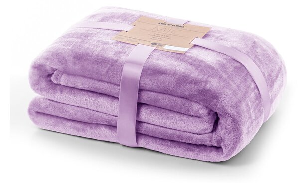 Coperta in microfibra viola, 220 x 240 cm Mic - DecoKing