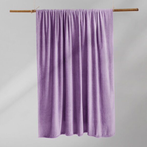 Coperta in microfibra viola, 220 x 240 cm Mic - DecoKing