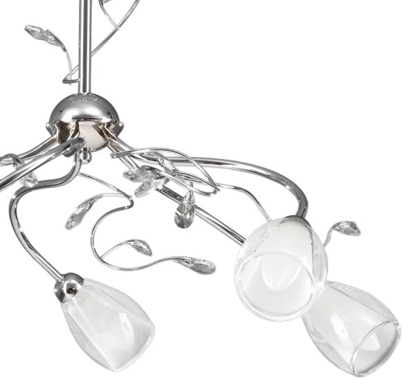 ONLI - Lampadario a sospensione con catena SHARON 5xE14/6W/230V