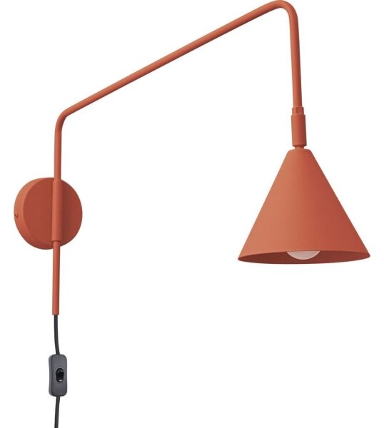 Sollux SL.1701 - Applique NOX 1xE14/10W/230V arancione