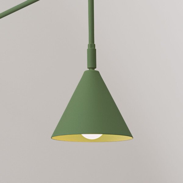 Sollux SL.1700 - Applique NOX 1xE14/10W/230V verde