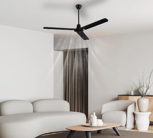 GLOBO LIGHTING Ventilatore da Soffitto 3 Pale Diametro 142 cm colore Nero - 0310B