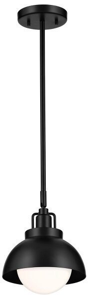 Kichler KL-NIVA-1W-1P-BK - Applique NIVA 1xE27/40W/230V nero