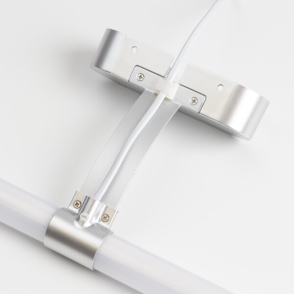 Brilagi - Lampada LED per specchio da bagno TUBEO LED/8W/230V 60 cm IP44 argento