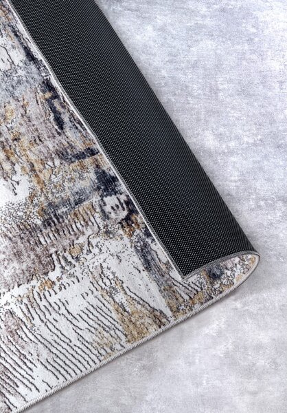 Tappeto grigio chiaro 160x230 cm Malard Anthracite Gold - Elle Decoration
