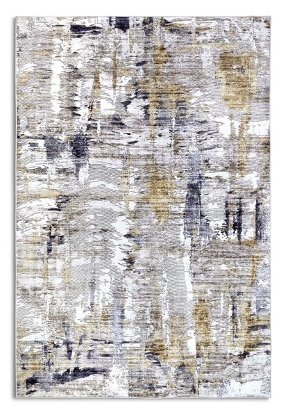 Tappeto grigio chiaro 160x230 cm Malard Anthracite Gold - Elle Decoration