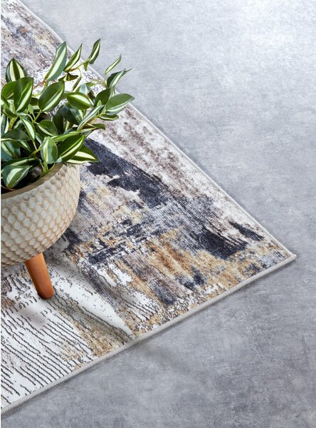 Tappeto grigio chiaro 160x230 cm Malard Anthracite Gold - Elle Decoration
