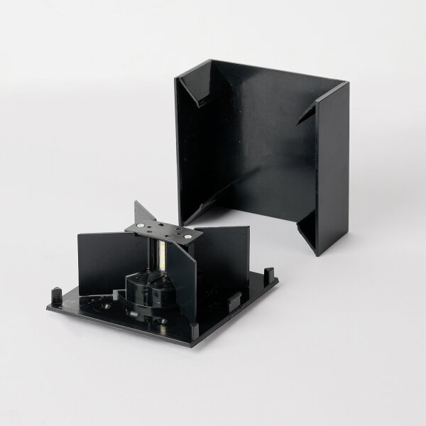 Brilagi - LED Applique da esterno DOUBLERAY LED/4W/230V nero IP65