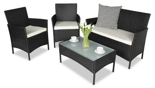 Set in tecnorattan Calabria nero Garden Point