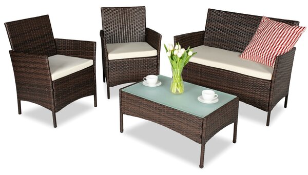 Set in tecnorattan Calabria marrone Garden Point