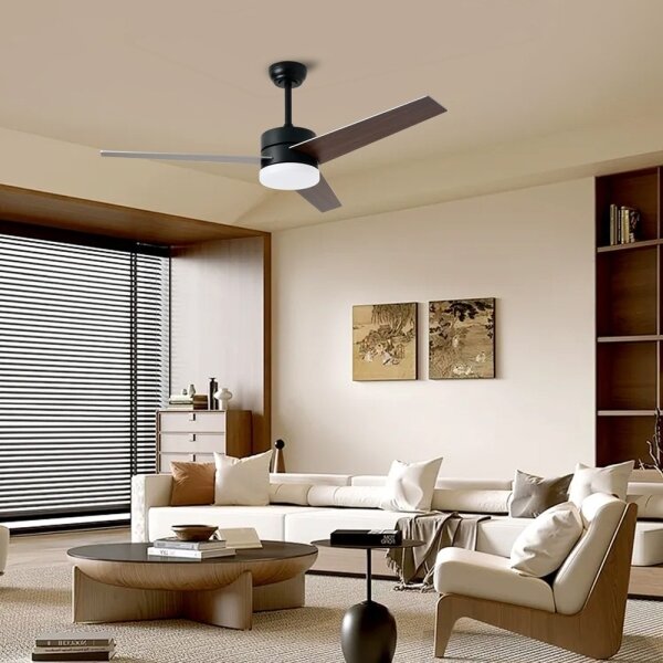Immax NEO 07285L - LED+CCT dimmerabile ventilatore da soffitto VARIABILE 24W/230V Wi-Fi Tuya+telecomando