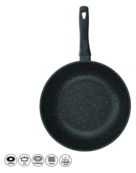 Padella WOK con superficie antiaderente Pfluon Granit Grande, ⌀ 30 cm - Orion