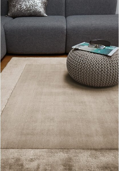 Tappeto marrone chiaro tessuto a mano con lana 160x230 cm Ascot - Asiatic Carpets