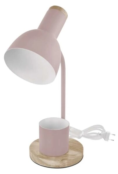 Lampada da tavolo POPPY 1xE27/25W/230V rosa