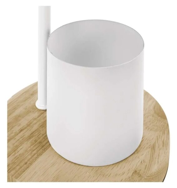 Lampada da tavolo POPPY 1xE27/25W/230V bianca