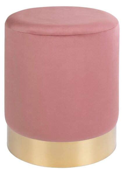 Pouf rosa , ø 34 cm Gamby - House Nordic