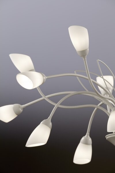 Jupiter 2062 - Lampadario a catena GLORIOSA 15xG9/14W/230V crema