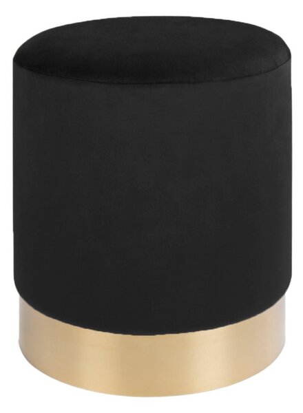 Pouf Gamby nero, ø 34 cm - House Nordic