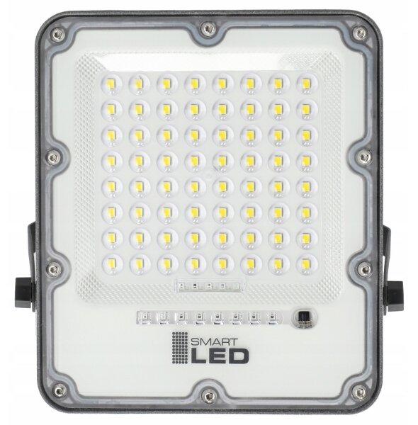 Proiettore solare dimmerabile a LED/50W/3,2V 5000K 6000 mAh IP65 nero + telecomando