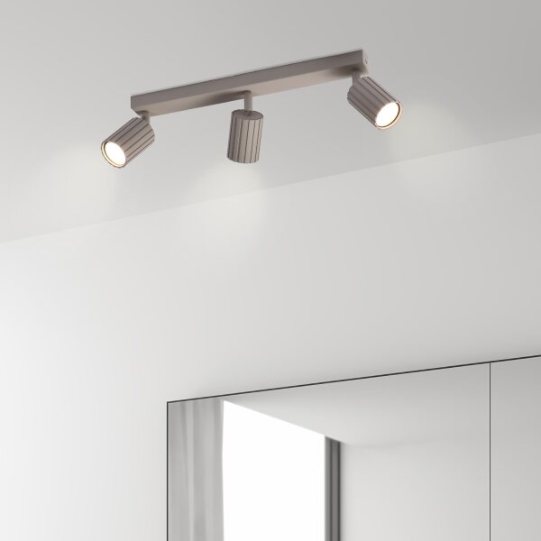Brilagi - Faretto CRISPINA 3xGU10/10W/230V beige