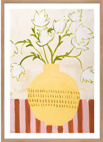 Dipinto 52x72 cm Yellow Vase - Malerifabrikken