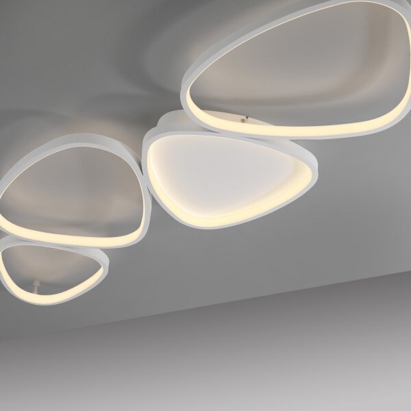 Schöner Wohnen 14039-16 - Plafoniera LED dimmerabile PEBBLES LED/35,5W/230V bianca