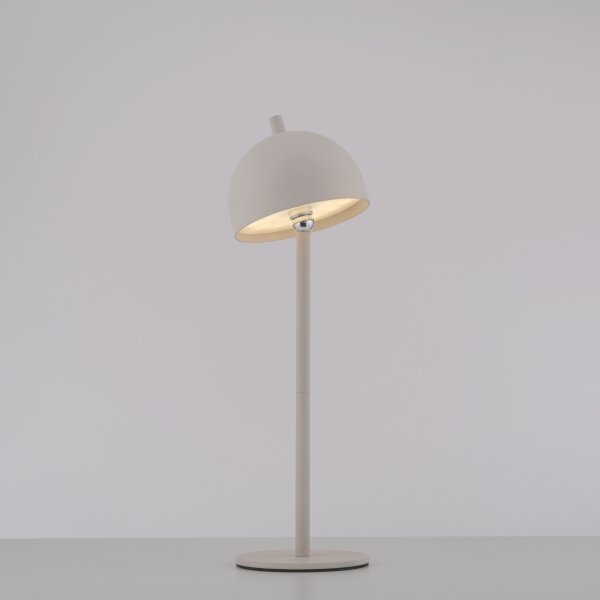Schöner Wohnen 19244-39 - Lampada da tavolo LED dimmerabile BELLIS LED/2,5W/5V IP54 grigia