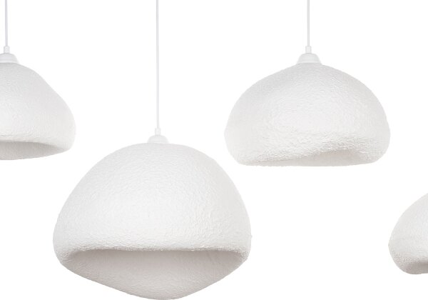 Brilagi - Lampadario a sospensione con cavo WABI SABI 4xE27/40W/230V bianco